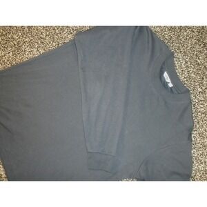 Uniqlo T-Shirt S Blue Airism Crew Neck Long Sleeve Pullover LifeWear Sustainable